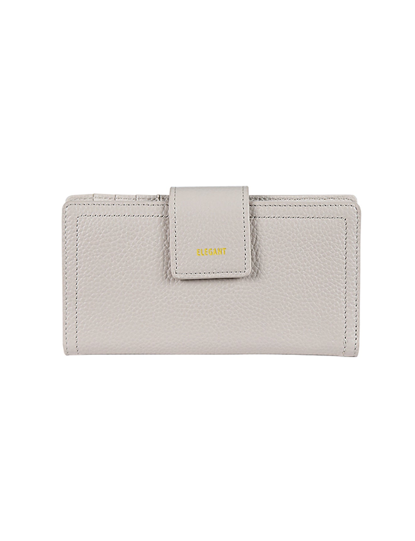 FAITH LEATHER TAB STYLE RFID WALLET- WE1-23- PEBBLE- SALE