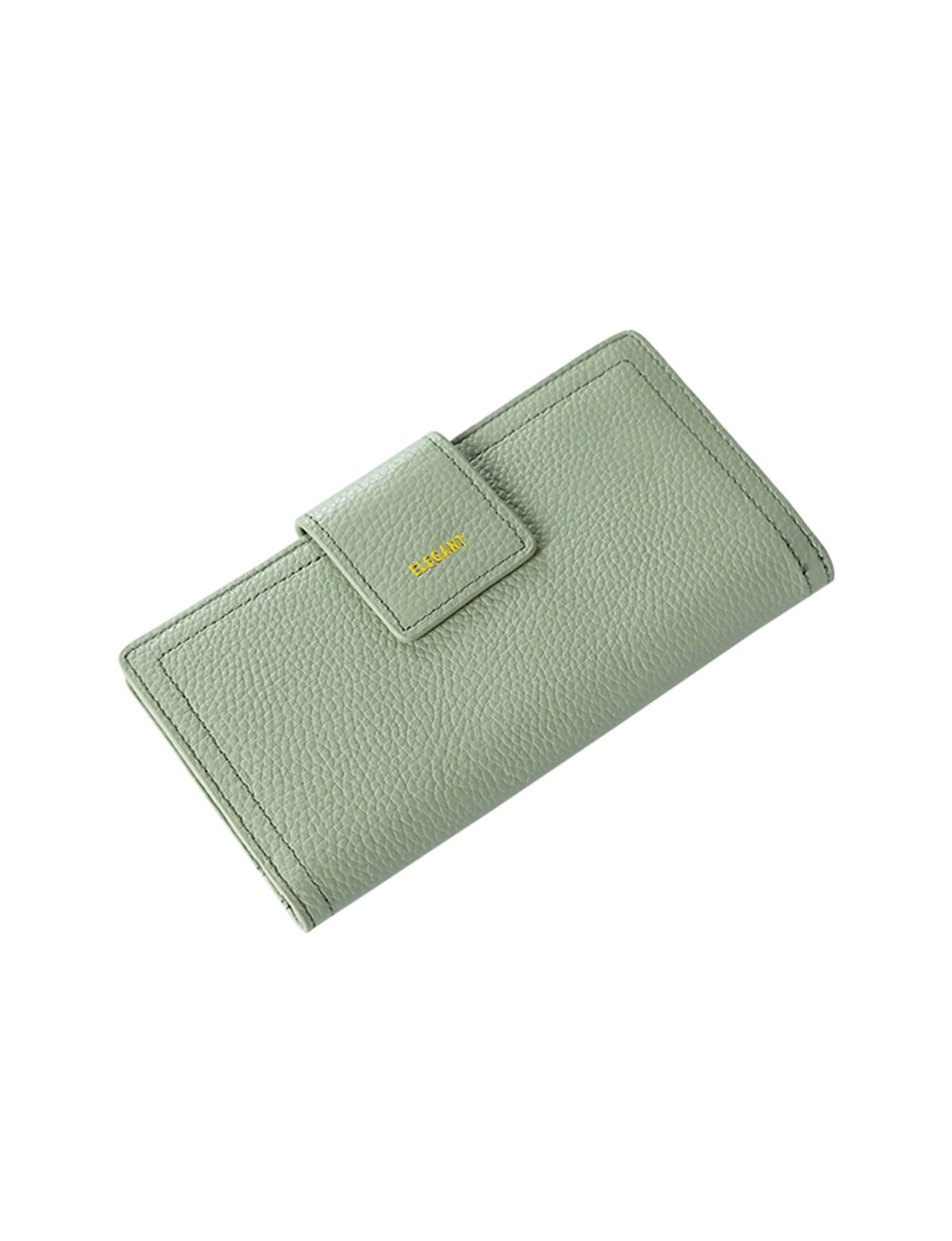 FAITH LEATHER TAB STYLE RFID WALLET- PISTACHIO-LOWER PRICE!