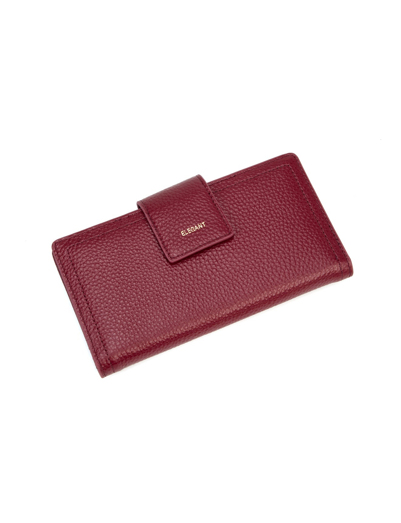 FAITH LEATHER TAB STYLE RFID WALLET- RED- LOWER PRICE!