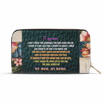 My Mom My Hero 2 - Women Leather Wallet - WLMES02