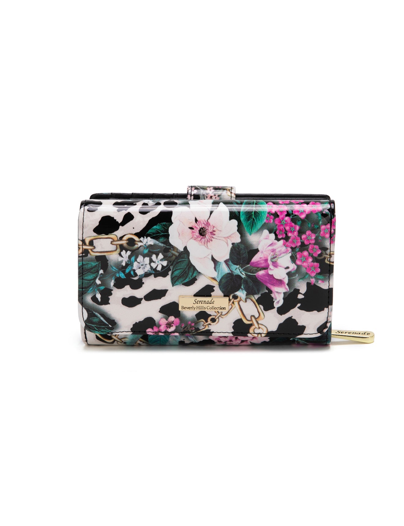 AMITY MEDIUM PATENT LEATHER WALLET WITH RFID- WSF102