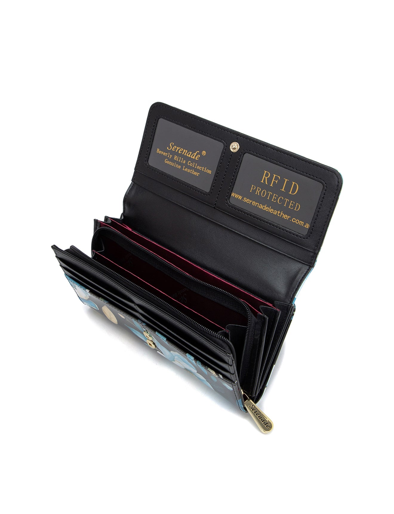 ASTORIA LARGE  PATENT LEATHER WALLET WITH RFID- WSF301