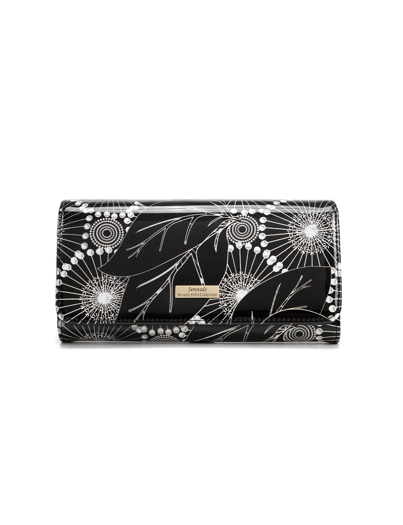 ASPEN LARGE  PATENT LEATHER WALLET WITH RFID- WSF401