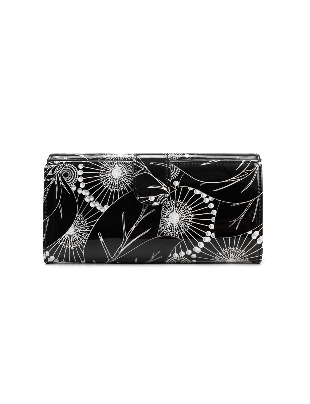 ASPEN LARGE  PATENT LEATHER WALLET WITH RFID- WSF401