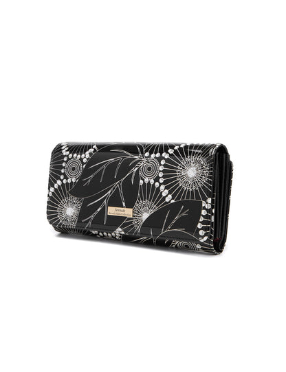 ASPEN LARGE  PATENT LEATHER WALLET WITH RFID- WSF401