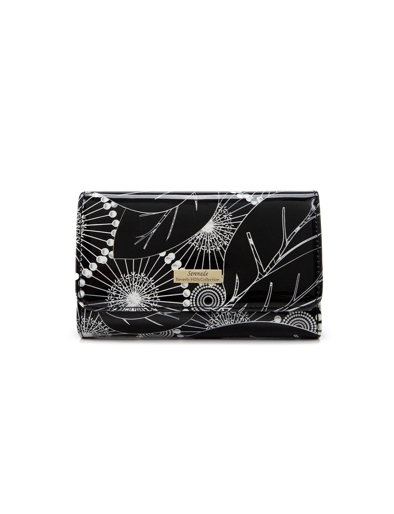 ASPEN MEDIUM PATENT LEATHER WALLET WITH RFID- WSF402