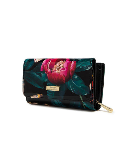 ABBEY MEDIUM PATENT LEATHER WALLET WITH RFID- WSF602