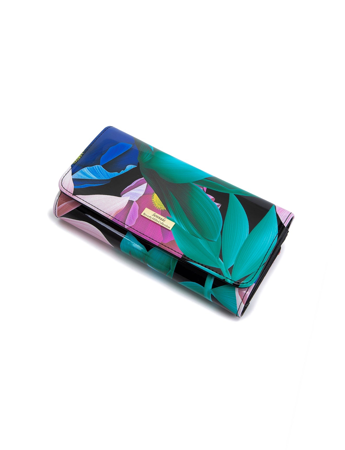 ANIKA LARGE  PATENT LEATHER WALLET WITH RFID- WSF901