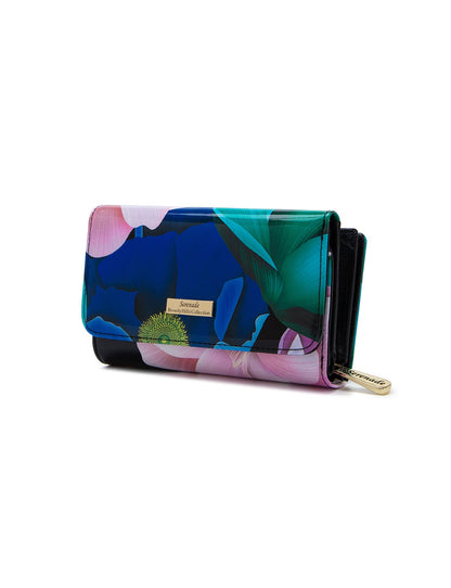 ANIKA MEDIUM PATENT LEATHER WALLET WITH RFID- WSF902- SALE