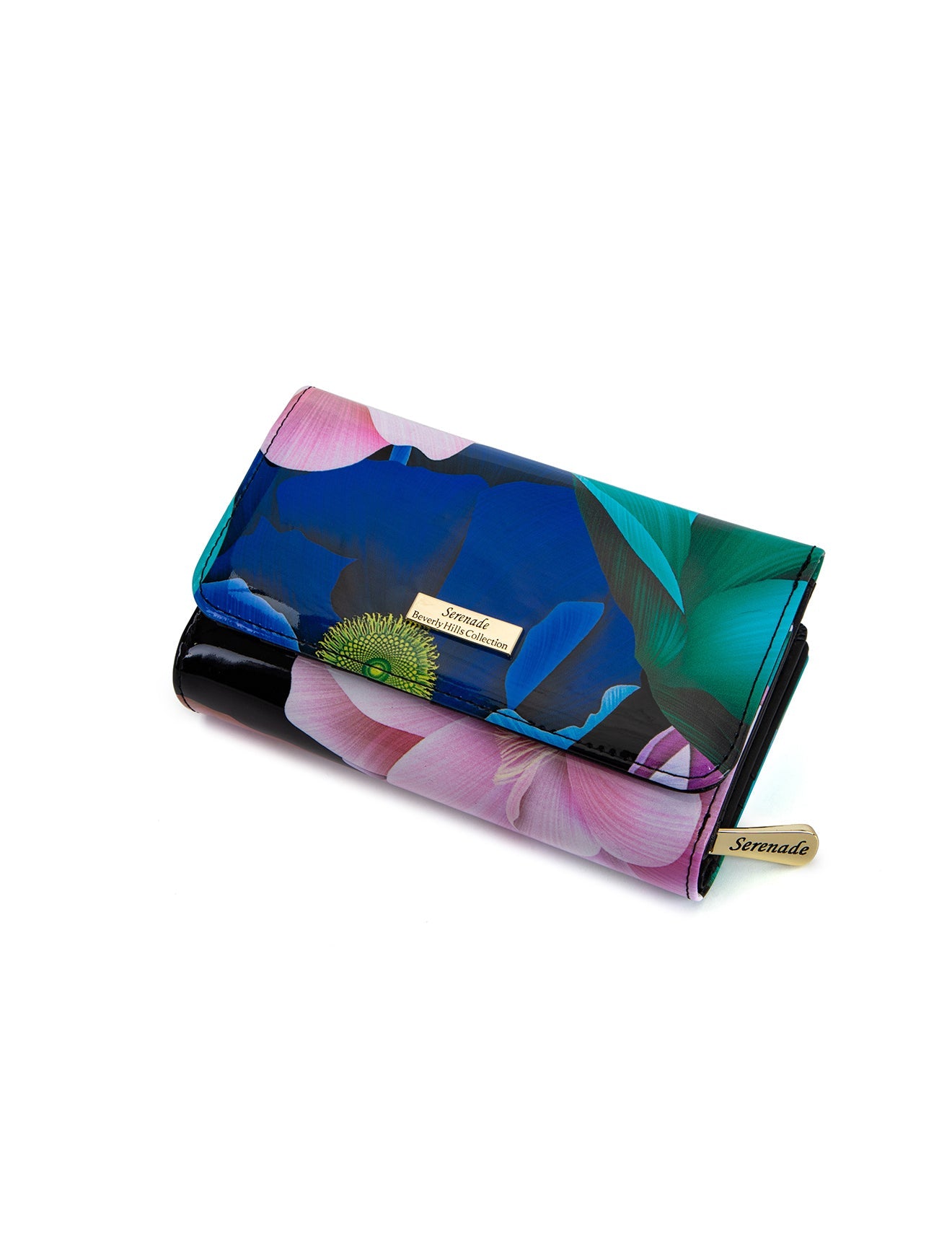 ANIKA MEDIUM PATENT LEATHER WALLET WITH RFID- WSF902- SALE