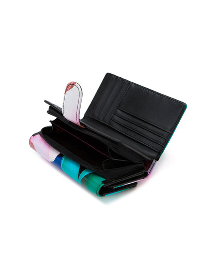 ANIKA MEDIUM PATENT LEATHER WALLET WITH RFID- WSF902- SALE