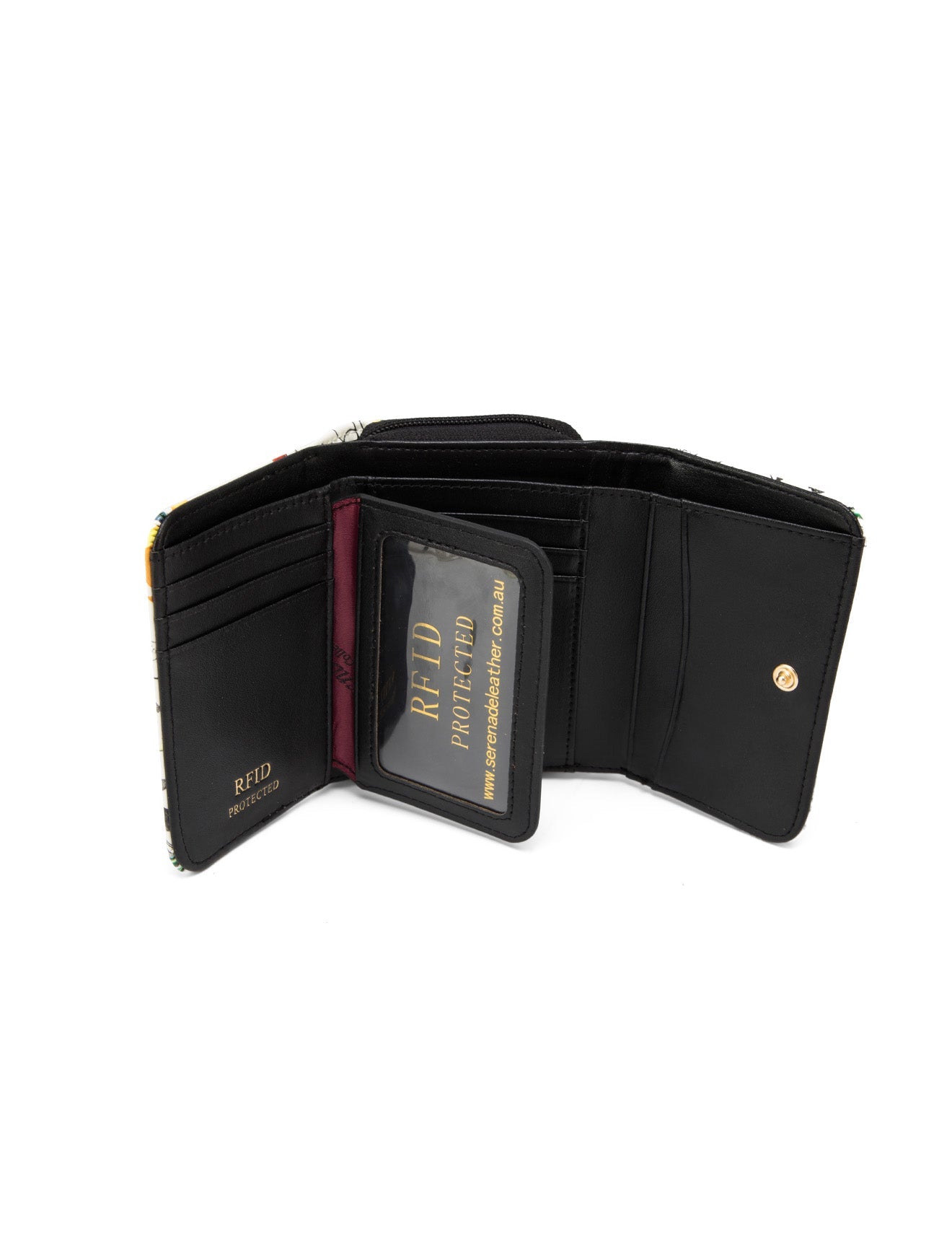 BOTANICS SMALL LEATHER RFID WALLET- WSH4703