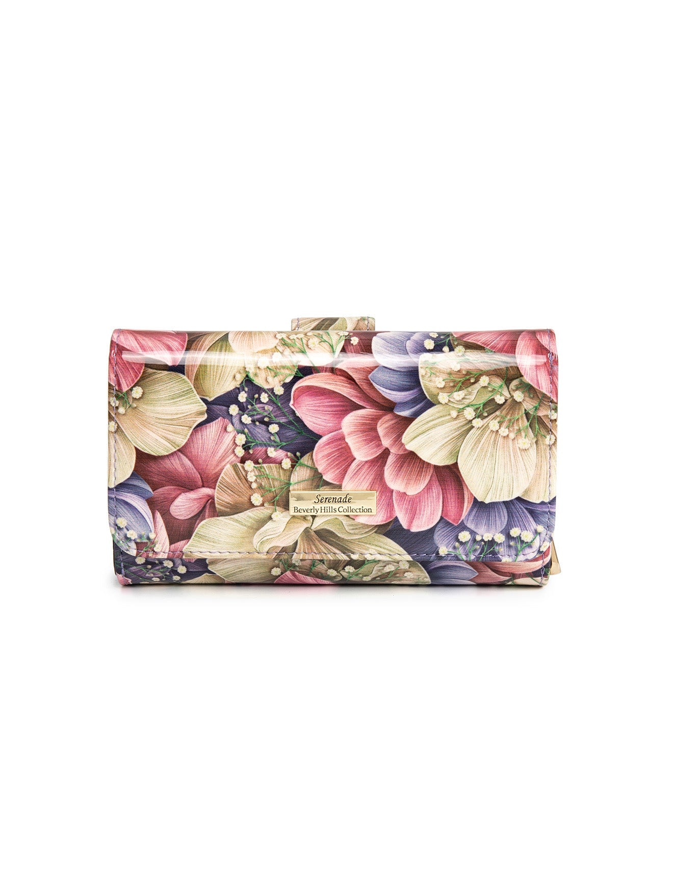 ANGELIQUE MED LEATHER RFID WALLET-WSN5702