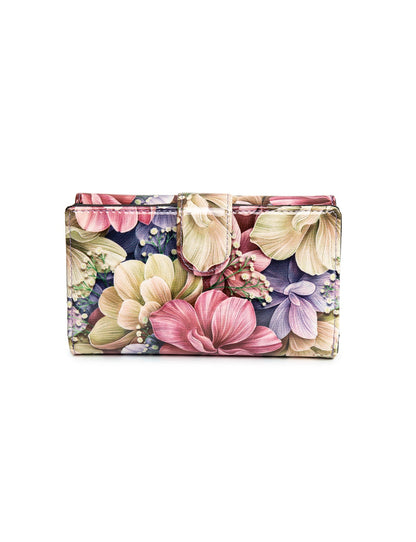 ANGELIQUE MED LEATHER RFID WALLET-WSN5702