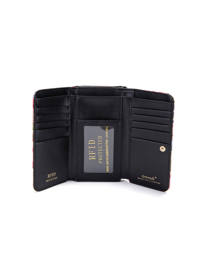 ANGELIQUE MED LEATHER RFID WALLET-WSN5702-* NEW IN