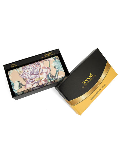 ALLEGRA LARGE LEATHER RFID WALLET- WSN8701 - SALE