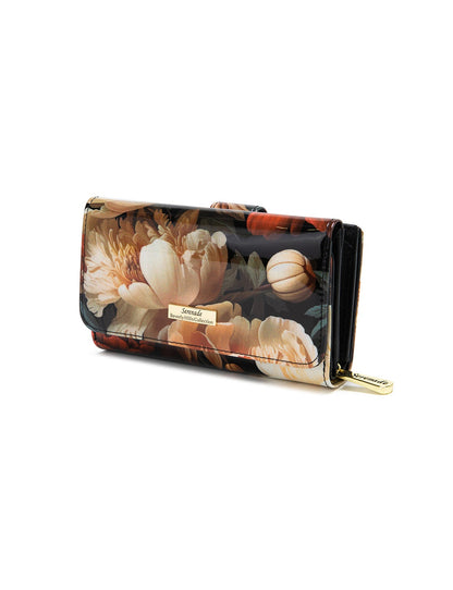 ELISABETTA MEDIUM PATENT LEATHER WALLET WITH RFID- WSN9702