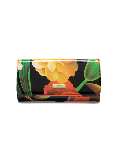 CORDELIA LARGE  PATENT LEATHER WALLET WITH RFID- WSN9901