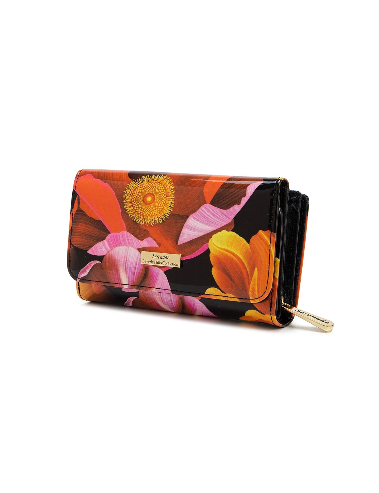 CORDELIA MEDIUM PATENT LEATHER WALLET WITH RFID- WSN9902- SALE