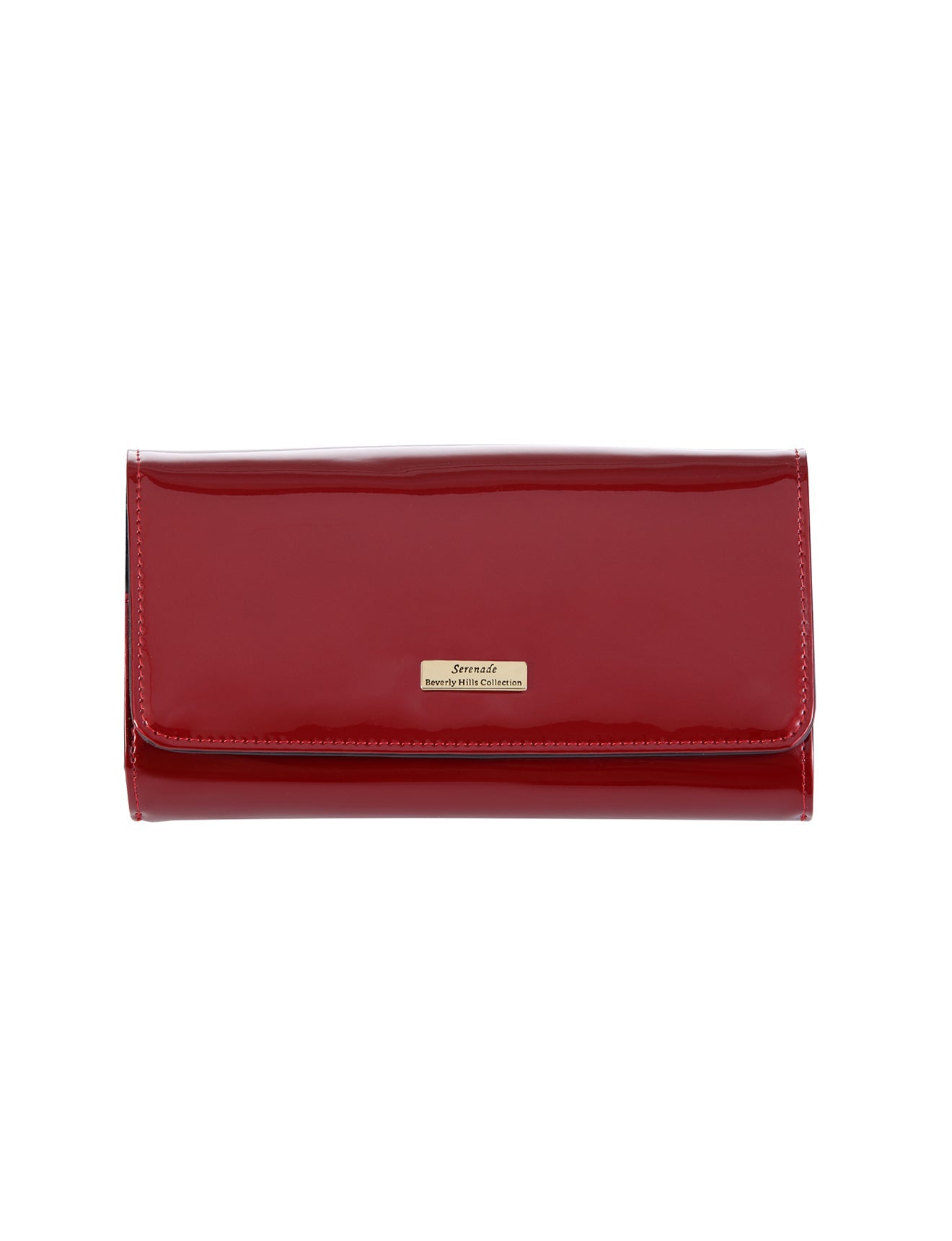 Allura Large Patent Leather Wallet with RFID- WSV101-CHR