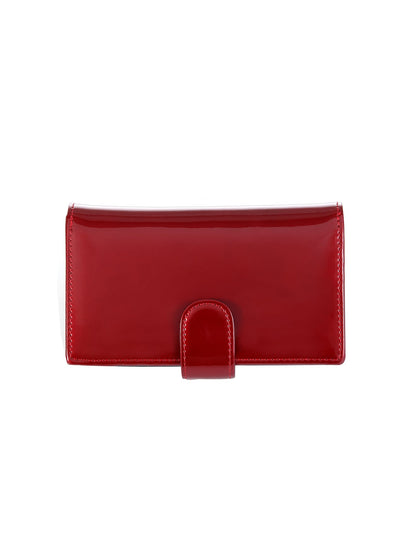 ALLURA MEDIUM PATENT LEATHER RFID WALLET -WSV102-CHR