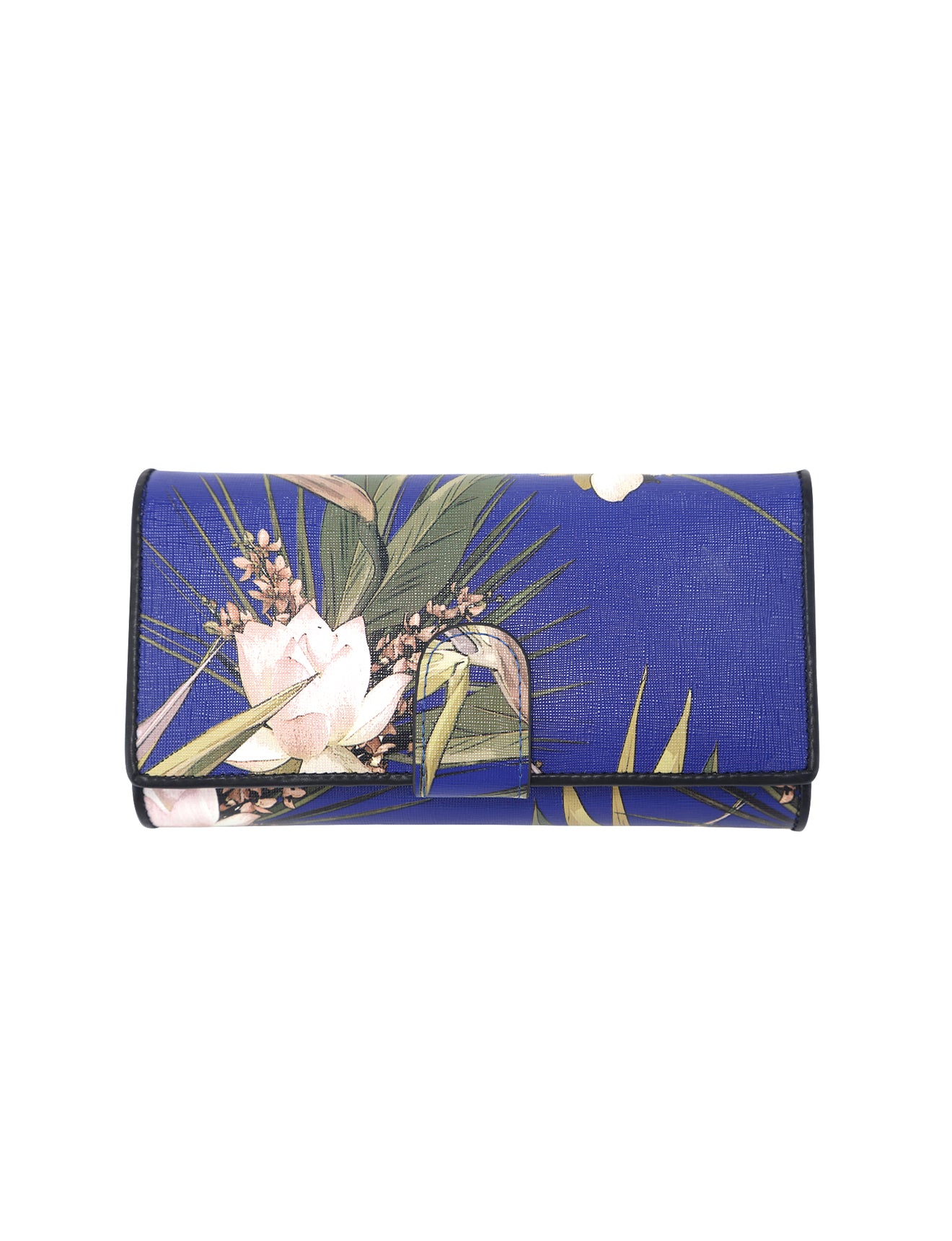 BLUE PARIDISE LARGE LEATHER WALLET- WSV9101-SALE