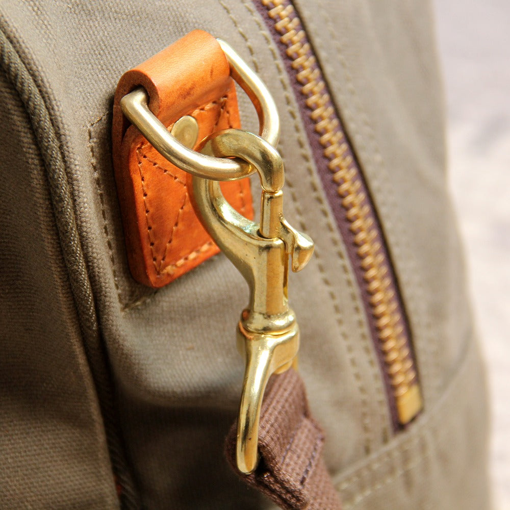 Rugged Explorer Waxed Canvas Duffle Bag