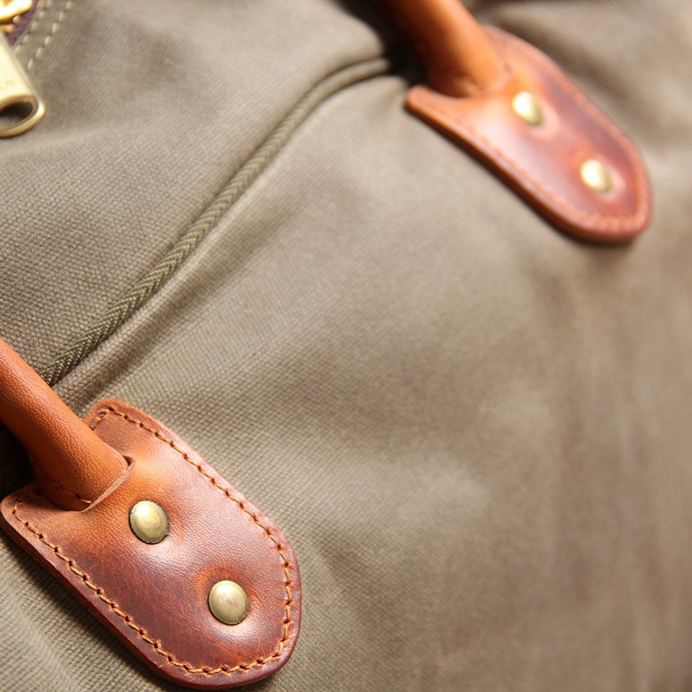 Rugged Explorer Waxed Canvas Duffle Bag