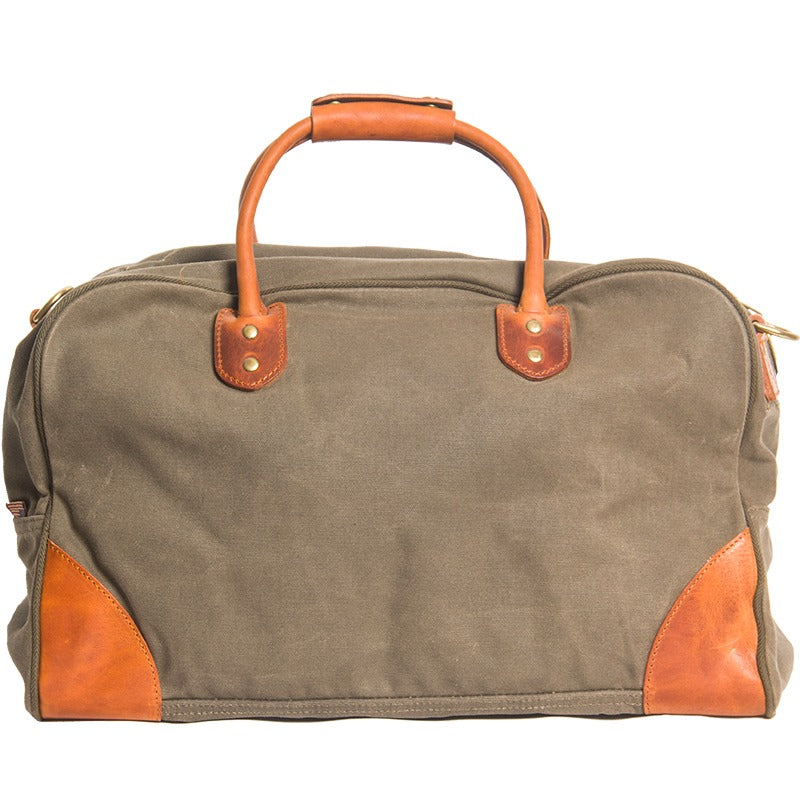 Rugged Explorer Waxed Canvas Duffle Bag