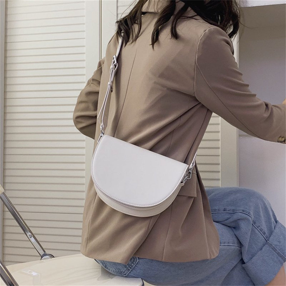 Minimal Half Moon Crossbody