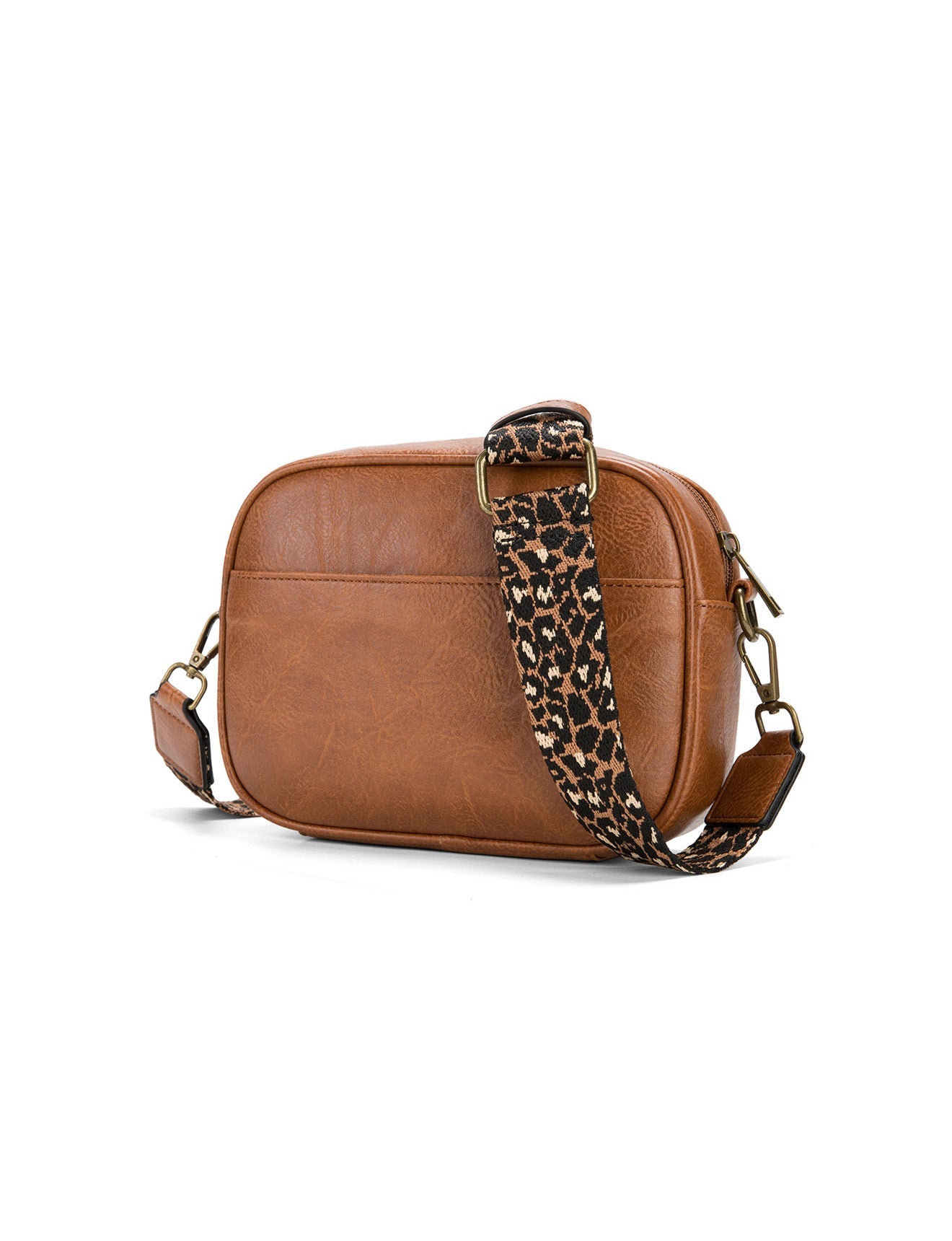 BLAKE VEGAN XBODY BAG- XB-0391-TAN