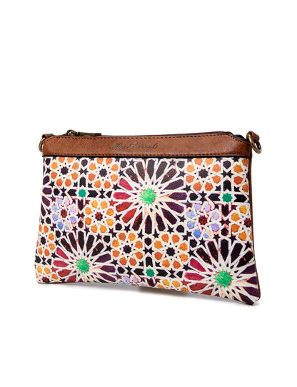 ASTER VEGAN FLORAL XBODY BAG- XB-2308-SALE