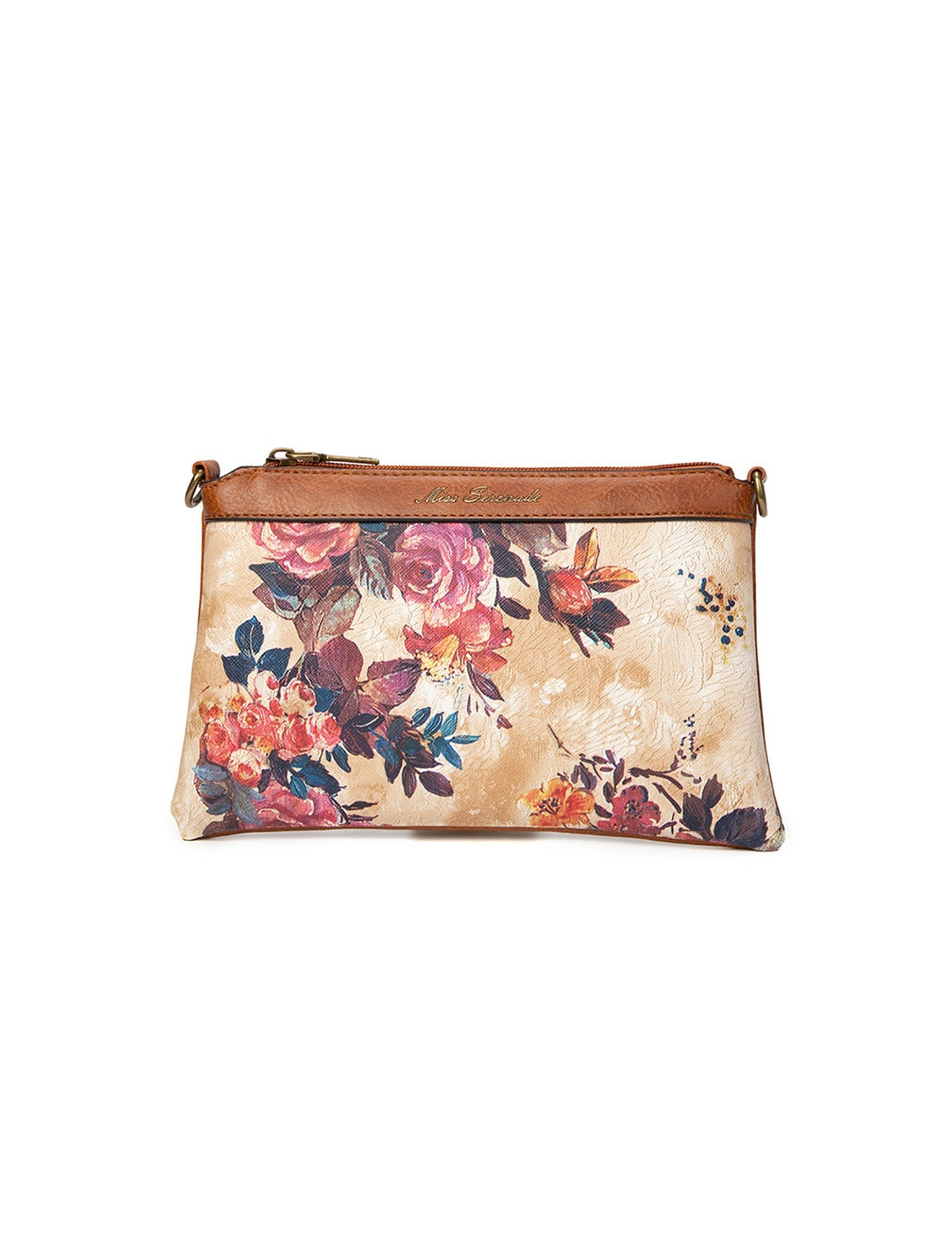 DAPHNE VEGAN FLORAL XBODY BAG- XB-2318