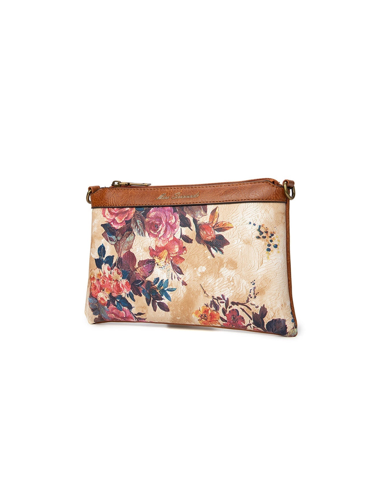 DAPHNE VEGAN FLORAL XBODY BAG- XB-2318-SALE