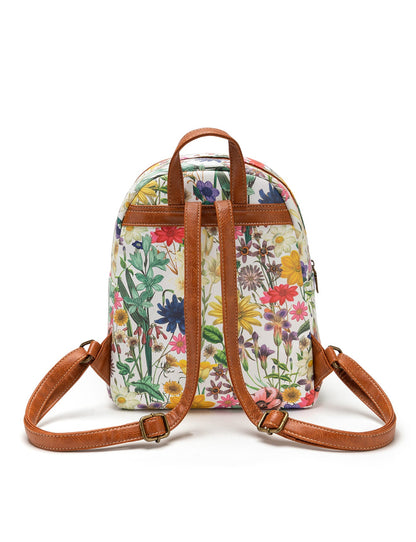 BRONTE VEGAN FLORAL BACKPACK- XB-2319