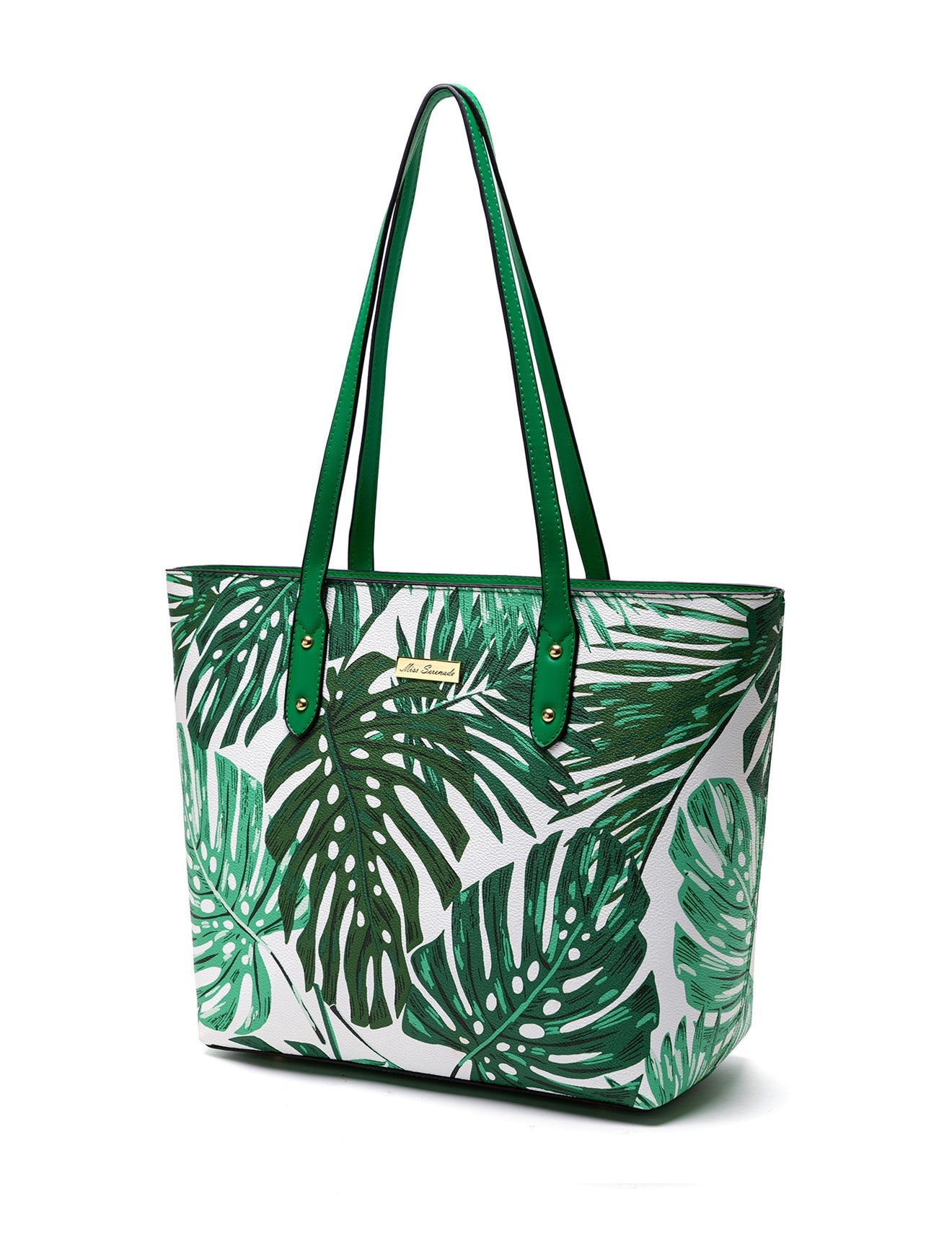 COSTA RICA VEGAN TOTE- XB-2321-LEAVES