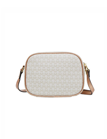 DANI VEGAN LEATHER XBODY BAG- BEIGE