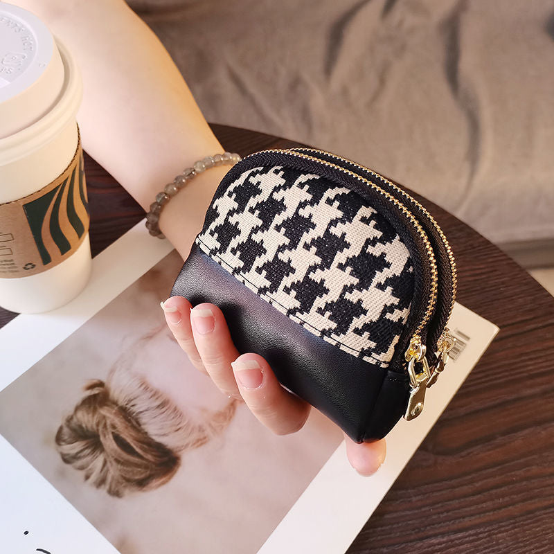 Houndstooth Wallet