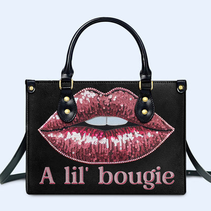 A Lil Bougie - Personalized Custom Leather Handbag - bougie01