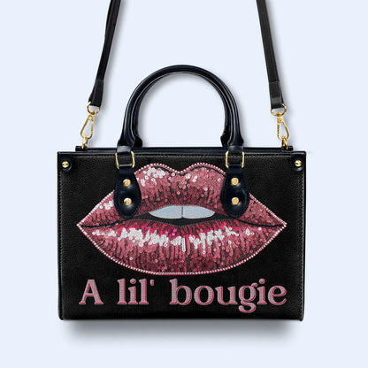 A Lil Bougie - Personalized Custom Leather Handbag - bougie01