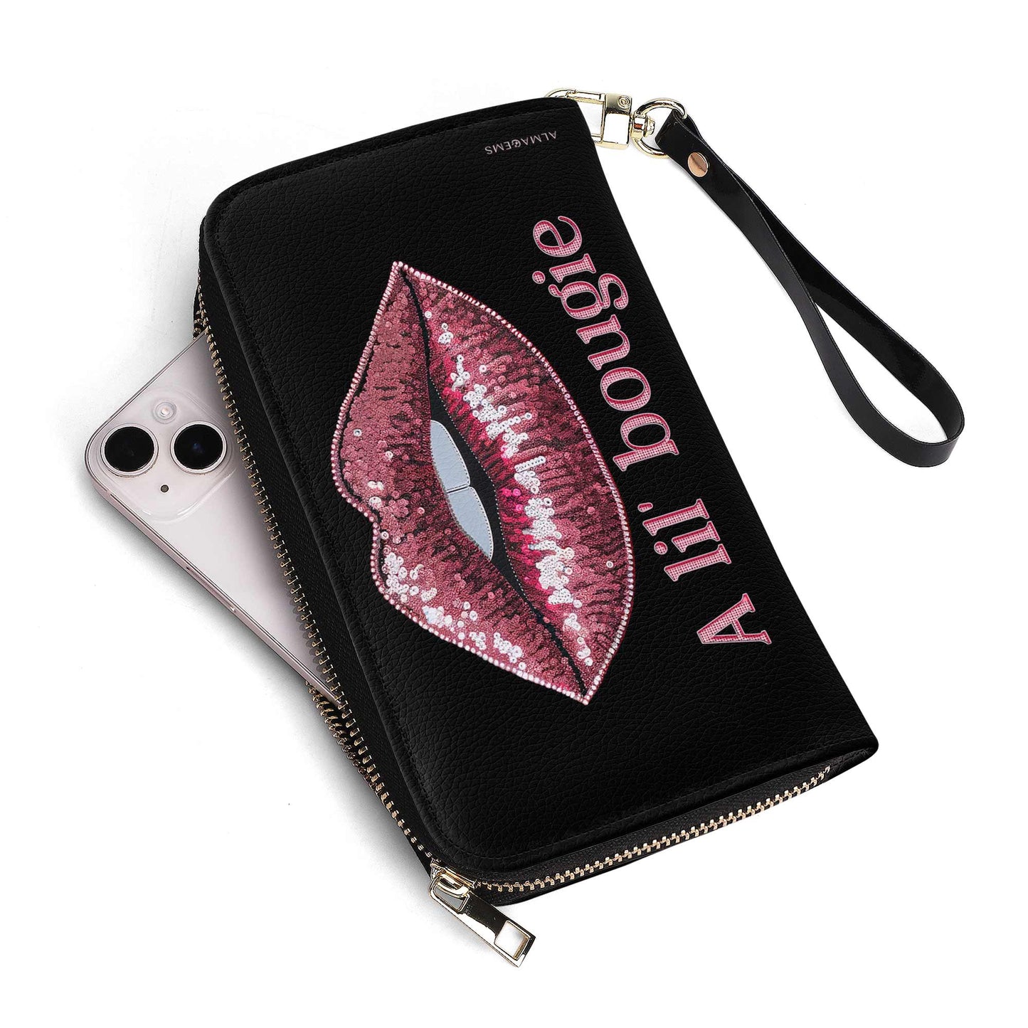 A Lil' Bougie - Women Leather Wallet - bougie01WL