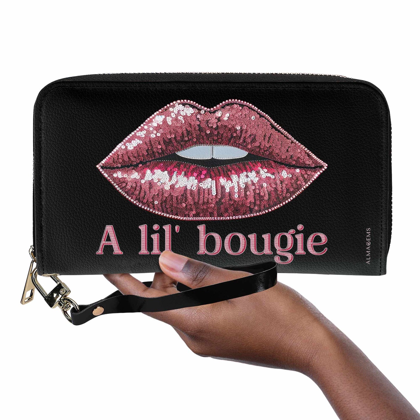 A Lil' Bougie - Women Leather Wallet - bougie01WL