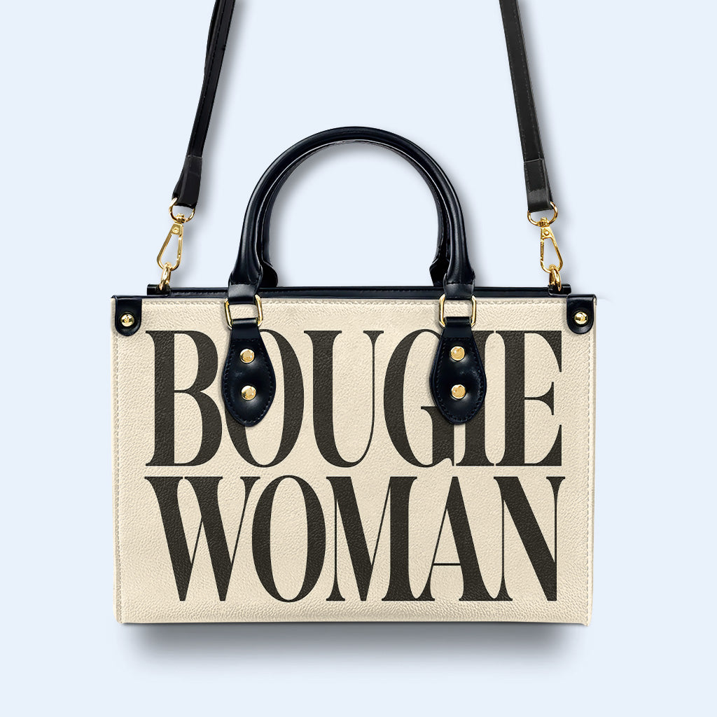 Bougie Woman - Personalized Custom Leather Handbag - bougie02