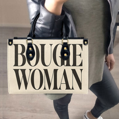 Bougie Woman - Personalized Custom Leather Handbag - bougie02