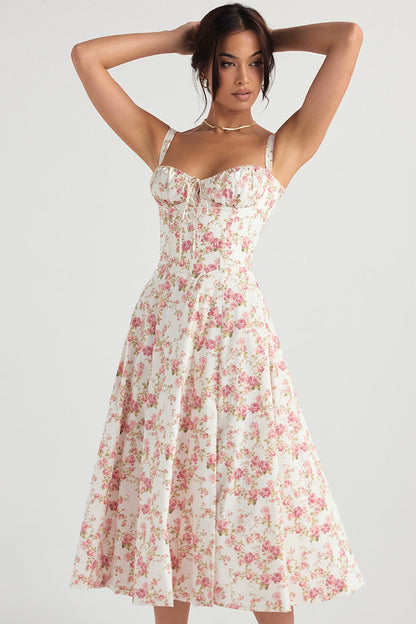 NEW | Carmen Print Bustier Sundress