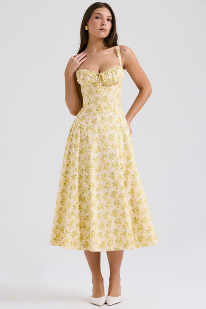 Lemon Zest Midi Dress