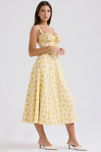 Lemon Zest Midi Dress