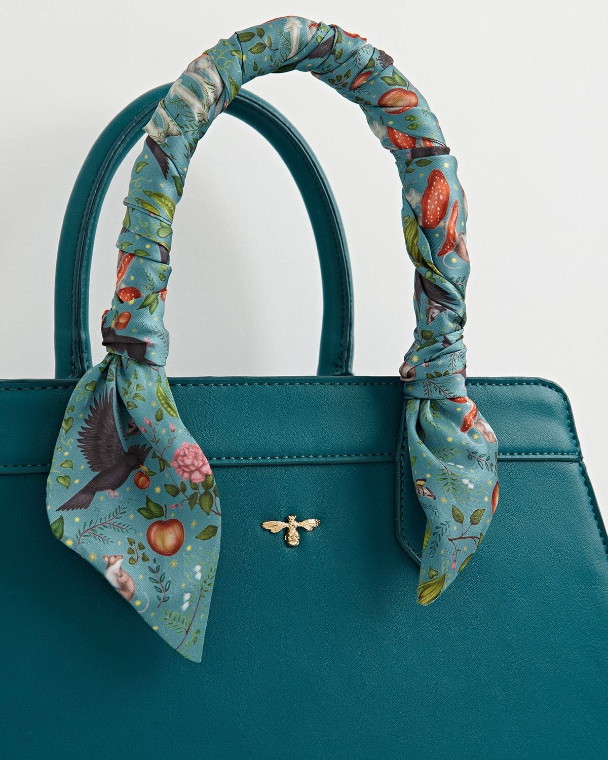 Catherine Rowe Into The Woods Tote - Teal