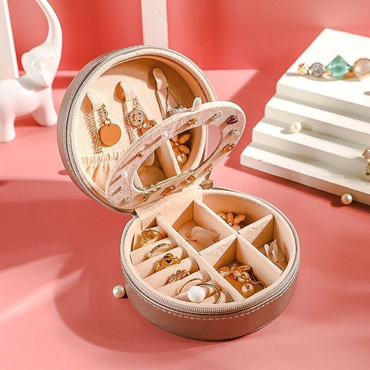 ADEL | Mini Travel Jewelry Case with Mirror