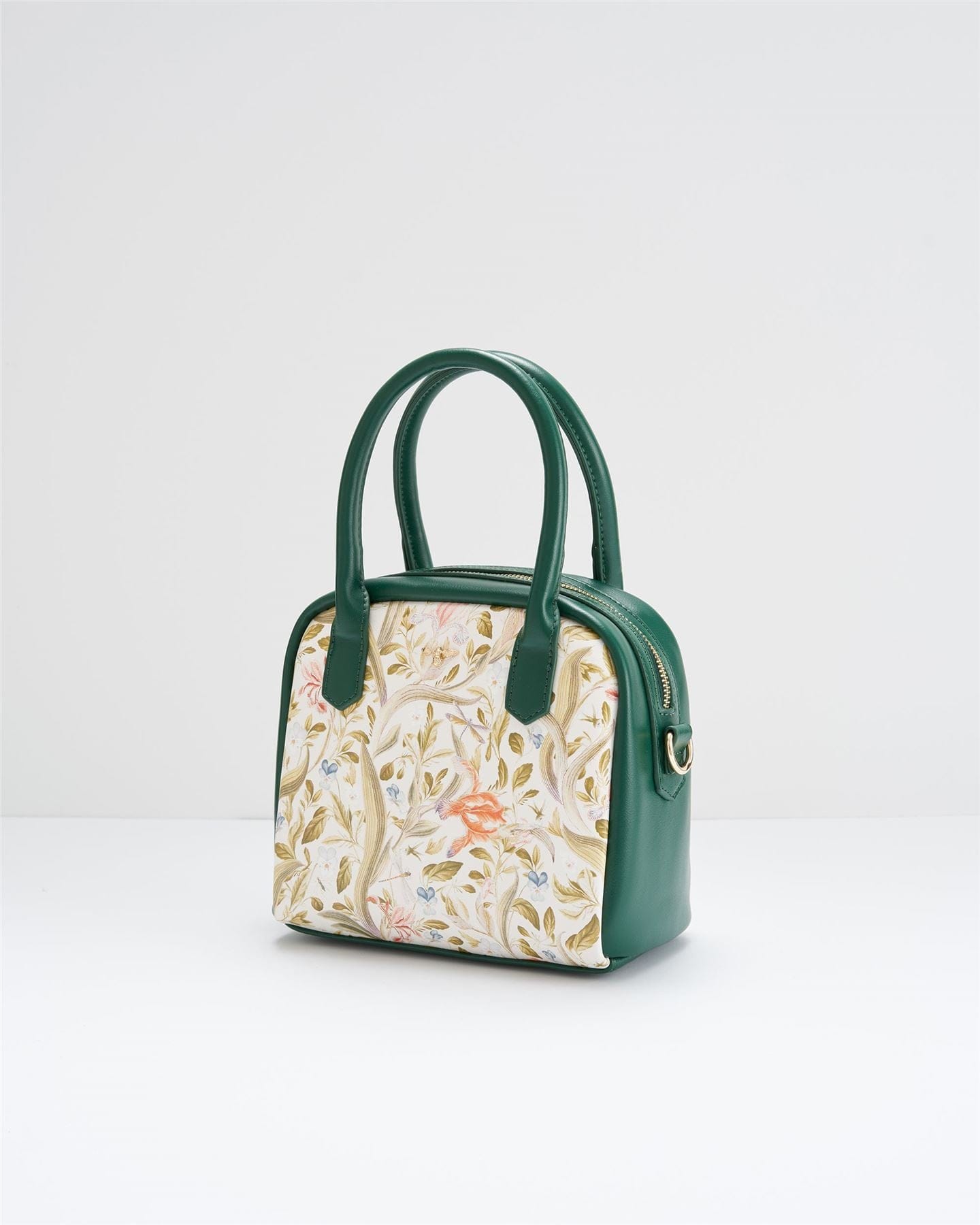 Eloise Small Bowling Bag - Iris Green